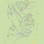 So I guess Google Maps includes ski trails and chair lifts now.