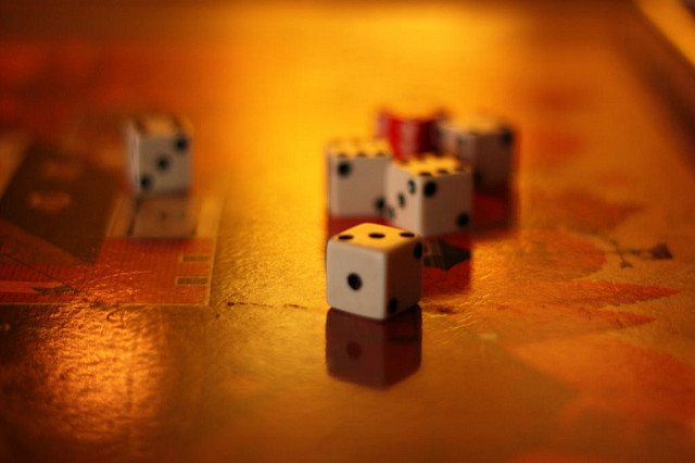 Six six-sided dice